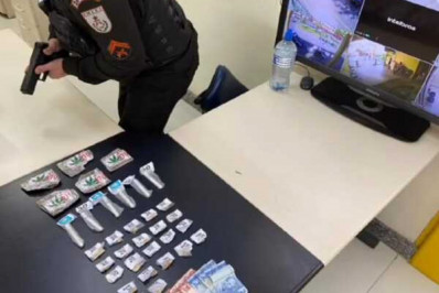 Polícia Militar prende suspeito de tráfico de drogas em operação no Quitandinha