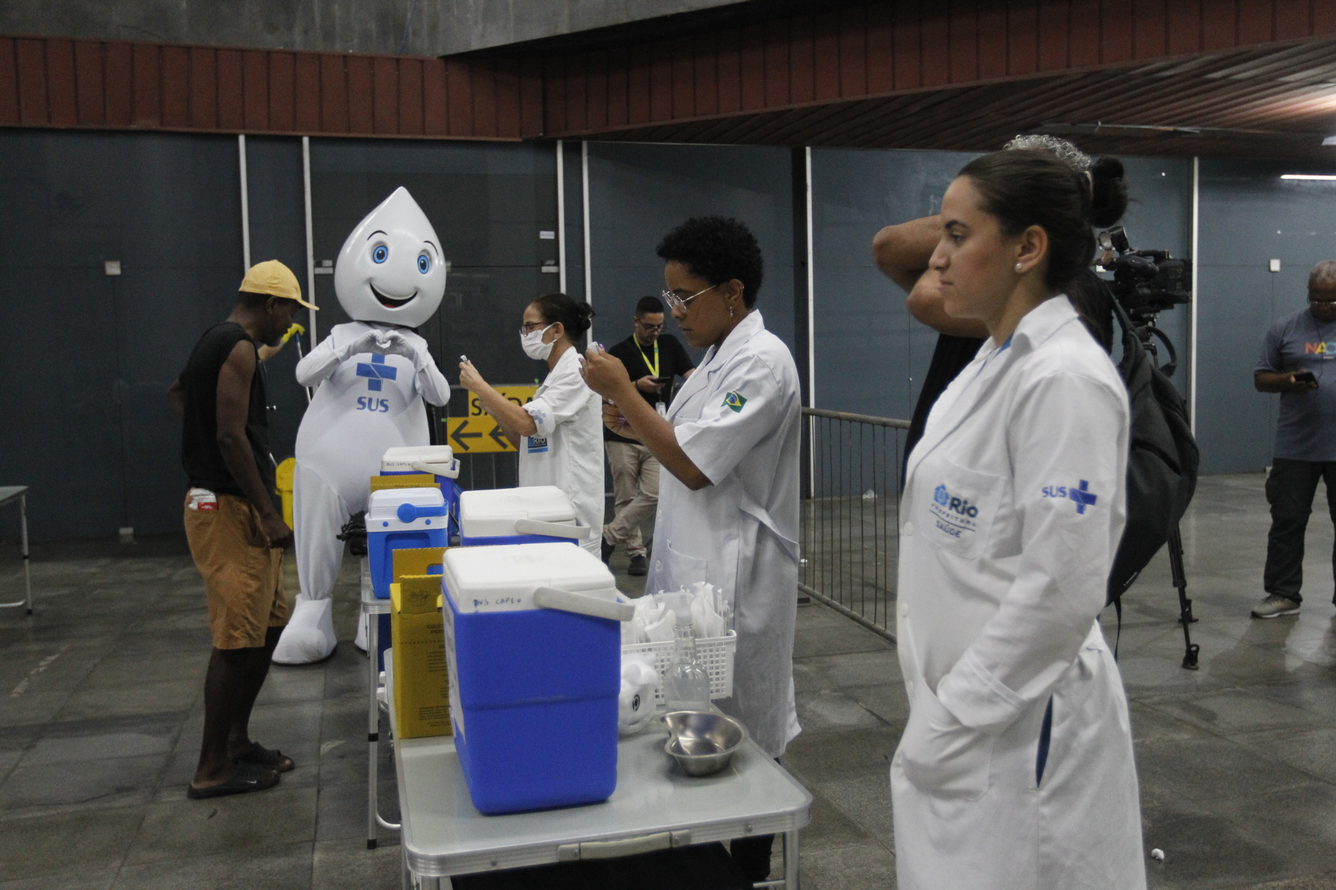 Iniciativa já realizou a aplicação de 7 mil doses de vacinas nas estações do MetrôRio - Arquivo/Reginaldo Pimenta/Agencia O Dia