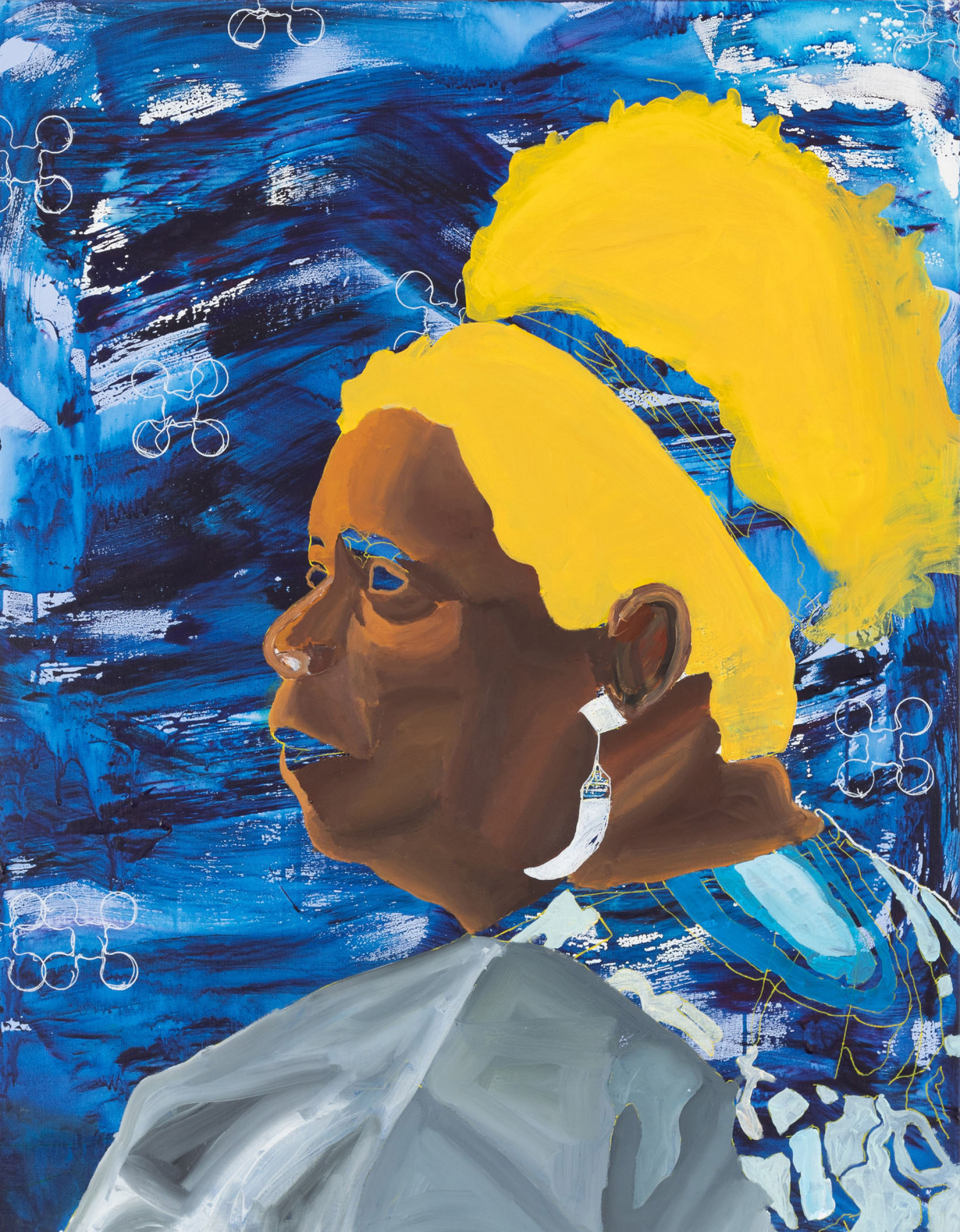 Pintura O Bastardo, de Conceição Evaristo também fica em exposição