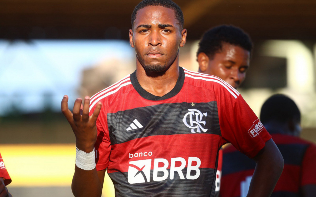 Lorran, meia-atacante do Flamengo - Gilvan de Souza / Flamengo