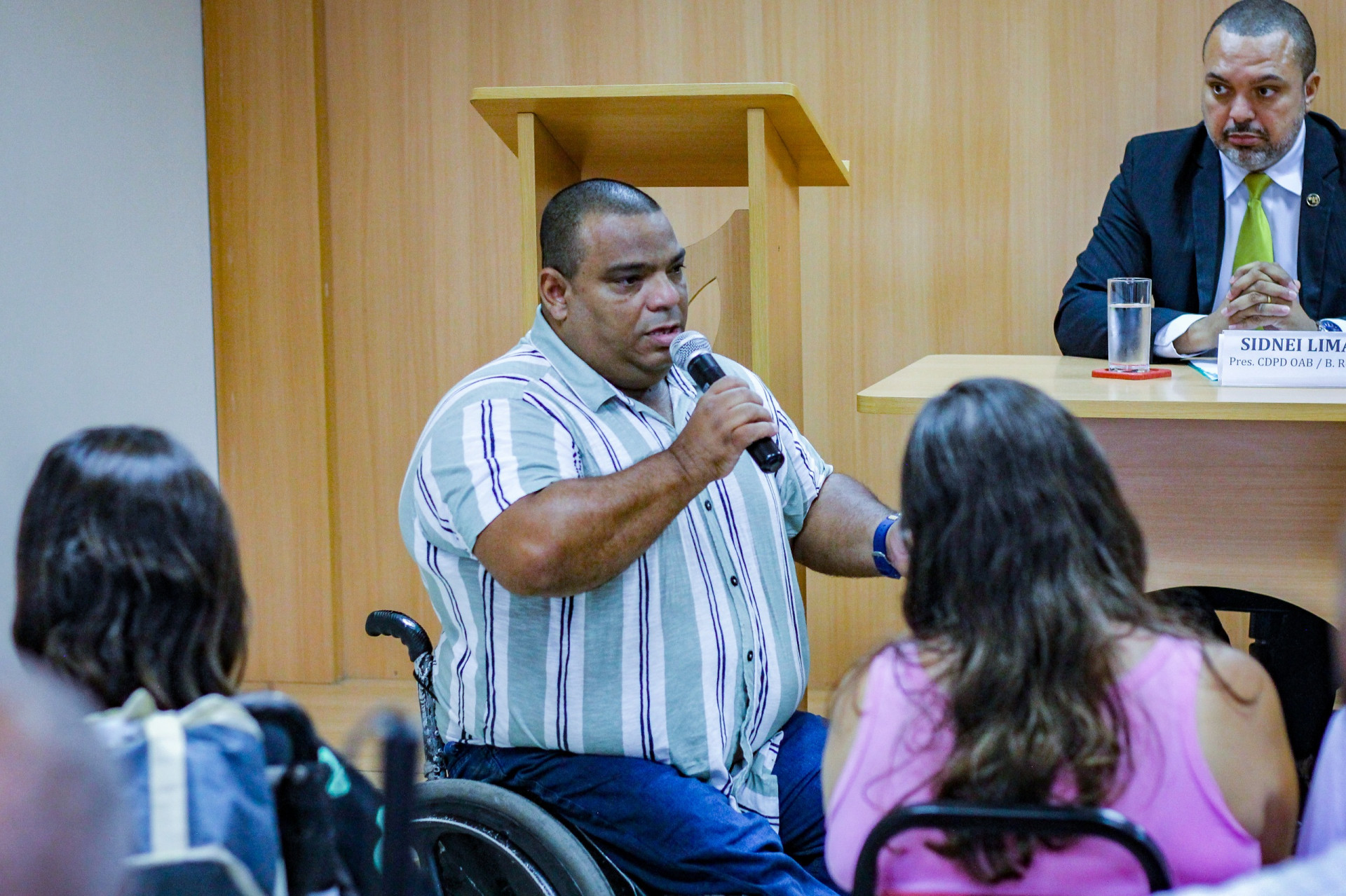 O morador do Parque Esperan&ccedil;a e ex-membro do conselho, Ailton Saturnino, o Tutinho, pontuou sobre a miss&atilde;o dos conselheiros - Kristian Amarante/PMBR