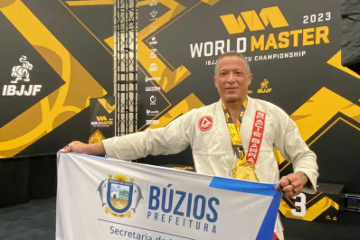 Bombeiro de Búzios se torna campeão mundial de Jiu-jtsu em Las Vegas