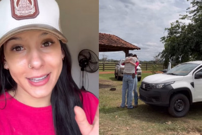 Vídeo! Ana Castela presenteia primo com carro avaliado em R$ 100 mil: 'Ele merece'