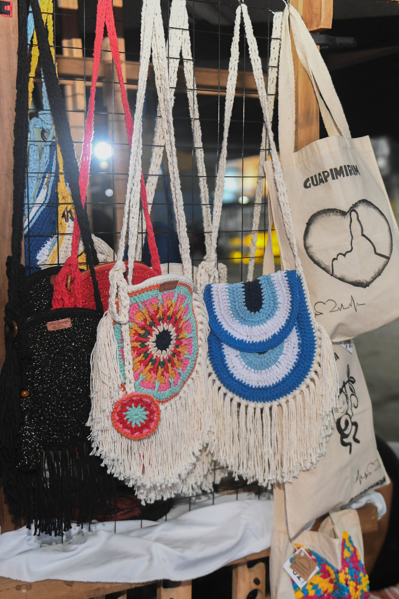 O artesanato guapimiriense se fez presente na festividade