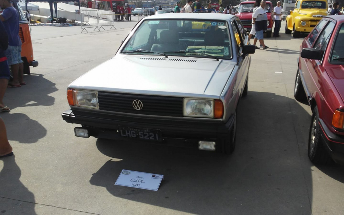 Renato Mantovani herdou do pai também um VW Gol Plus ano 1986  - Arquivo pessoal