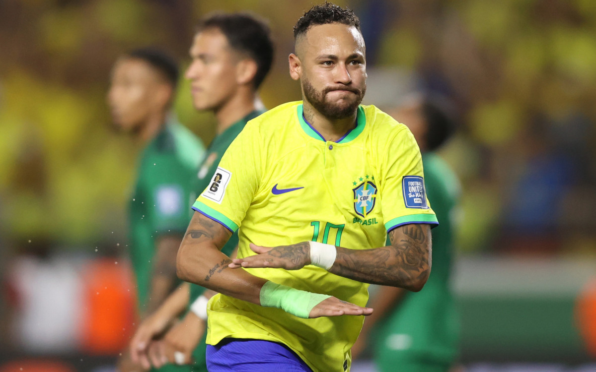 Neymar Brasil x Bolívia no Estadio Mangueirão, Belém do Pará - PA, Brasil.
Eliminatórias 2026.
Foto:Vitor Silva/CBF - Vitor Silva/CBF