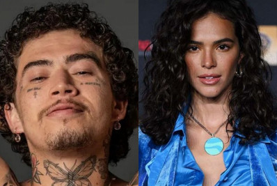 Bruna Marquezine cai na gargalhada com vídeo de Whindersson Nunes sobre 'Besouro Azul'
