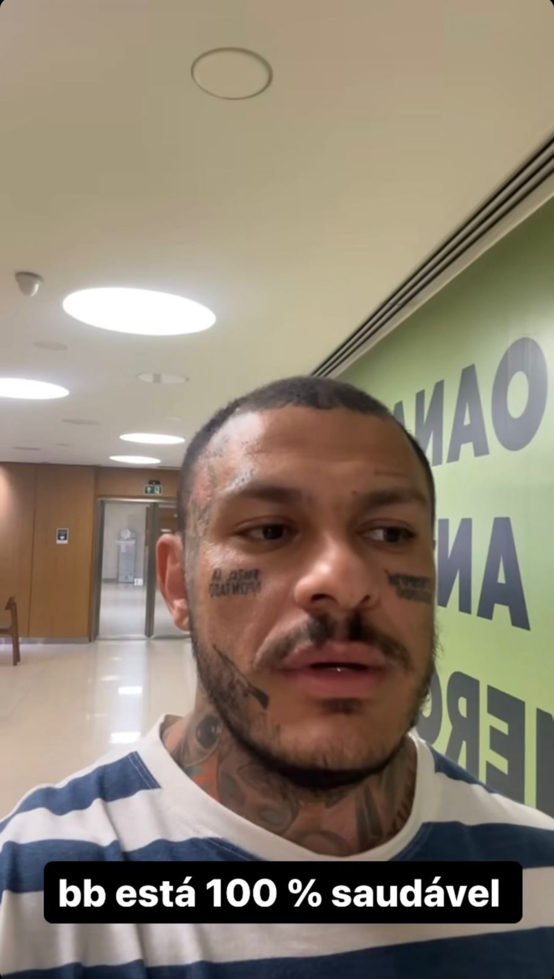 Toguro fala sobre o estado de saúde do filho - Reprodução / Instagram 