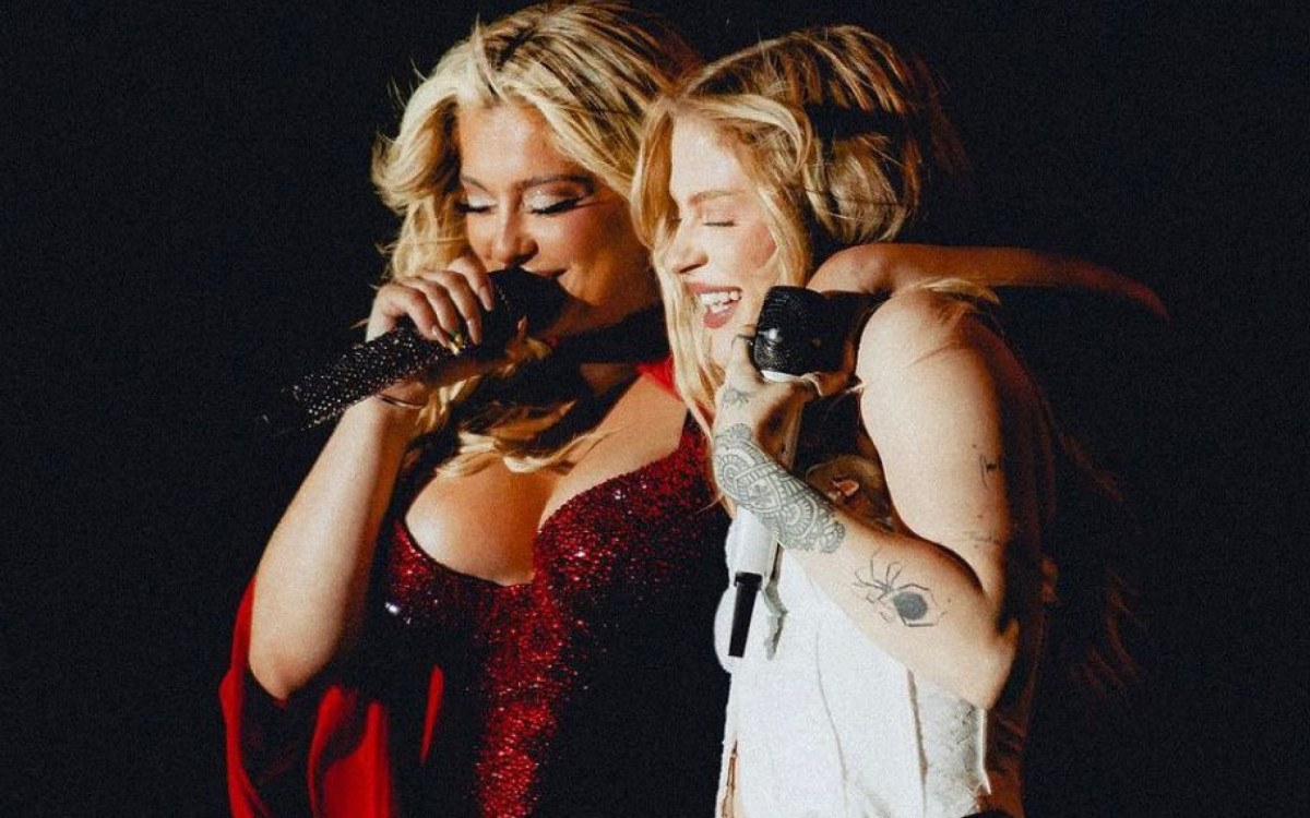 Bebe Rexha e Luísa Sonza no The Town  - Reprodução / Instagram 