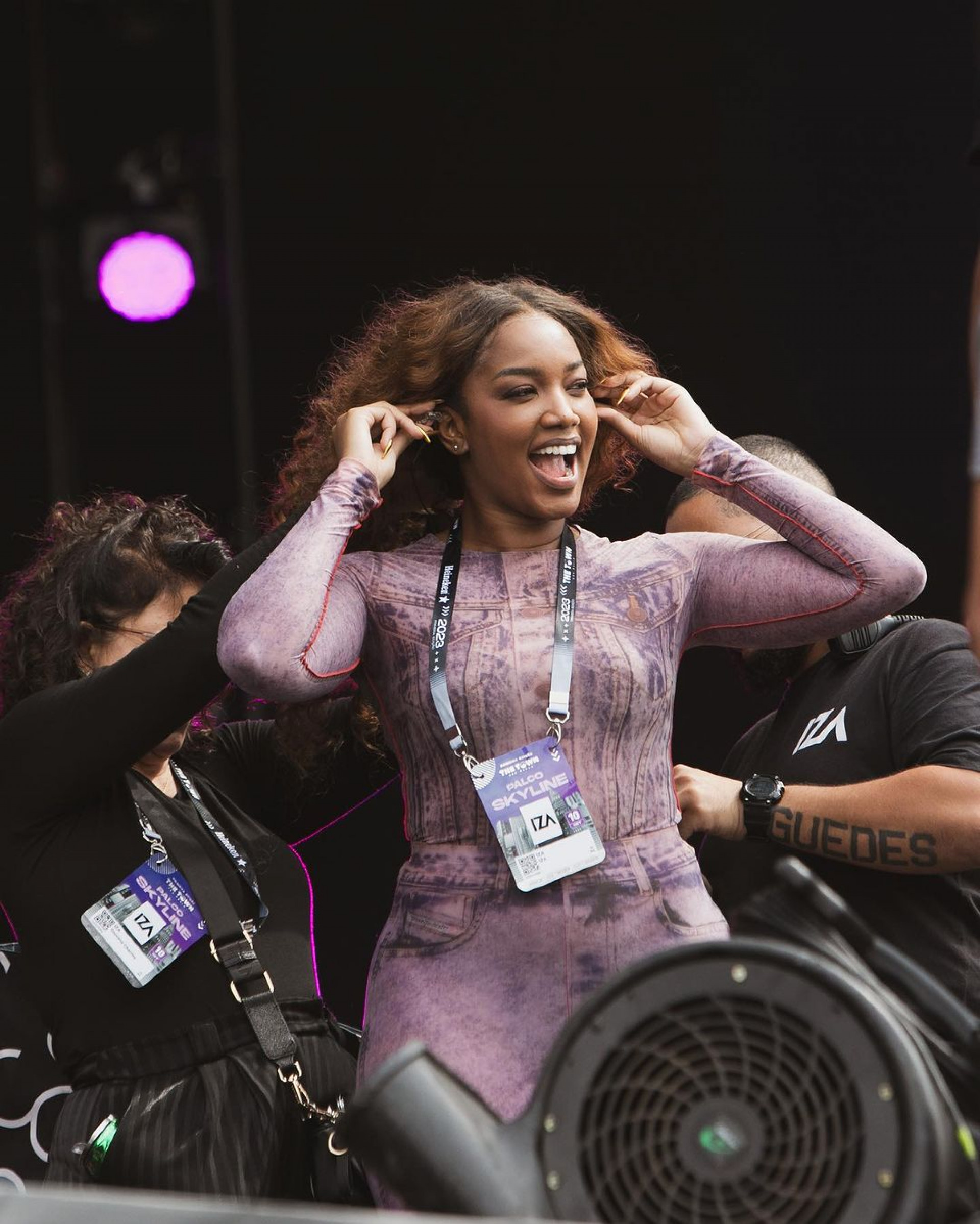 Iza no último dia de The Town  - Reprodução / Instagram 