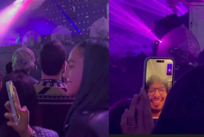 Bruna Marquezine faz videochamada em show de Bruno Mars e internautas reagem: 'Era o Xolo Maridueña'