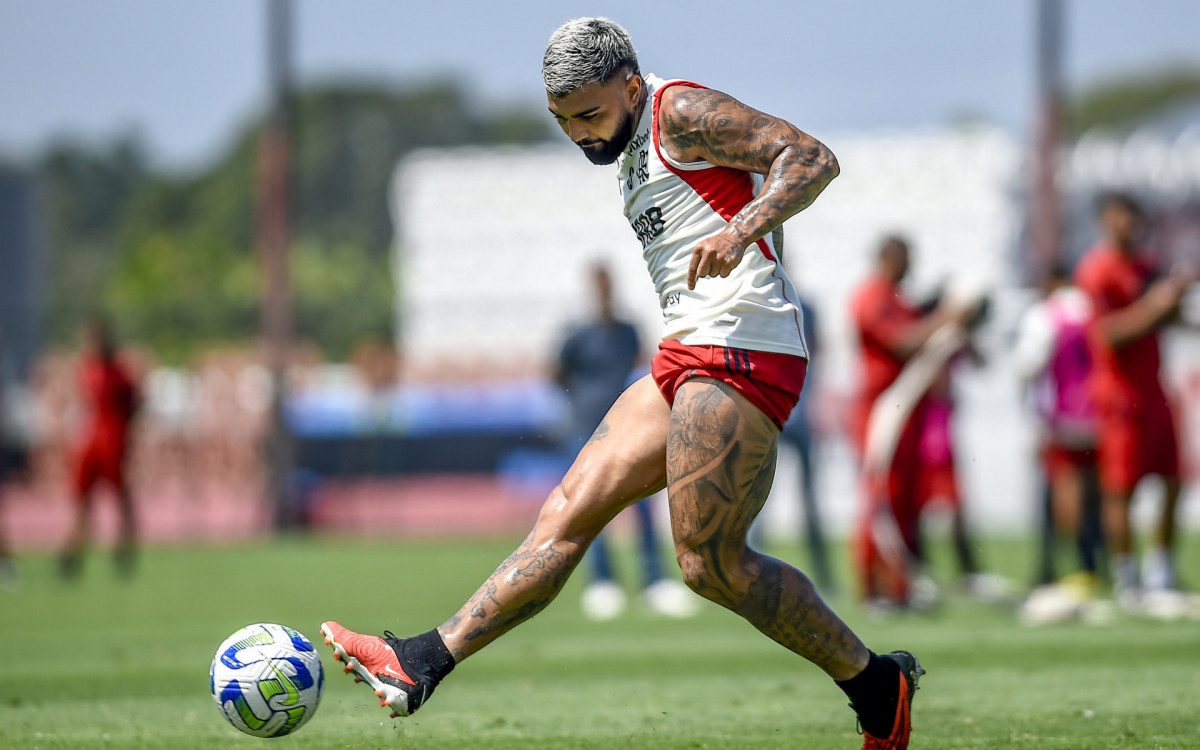 Gabigol, atacante do Flamengo - Marcelo Cortes / Flamengo