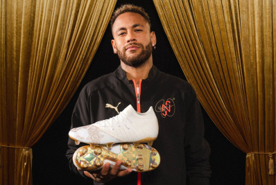 Puma lança chuteira em referência a recorde de Neymar pela seleção brasileira