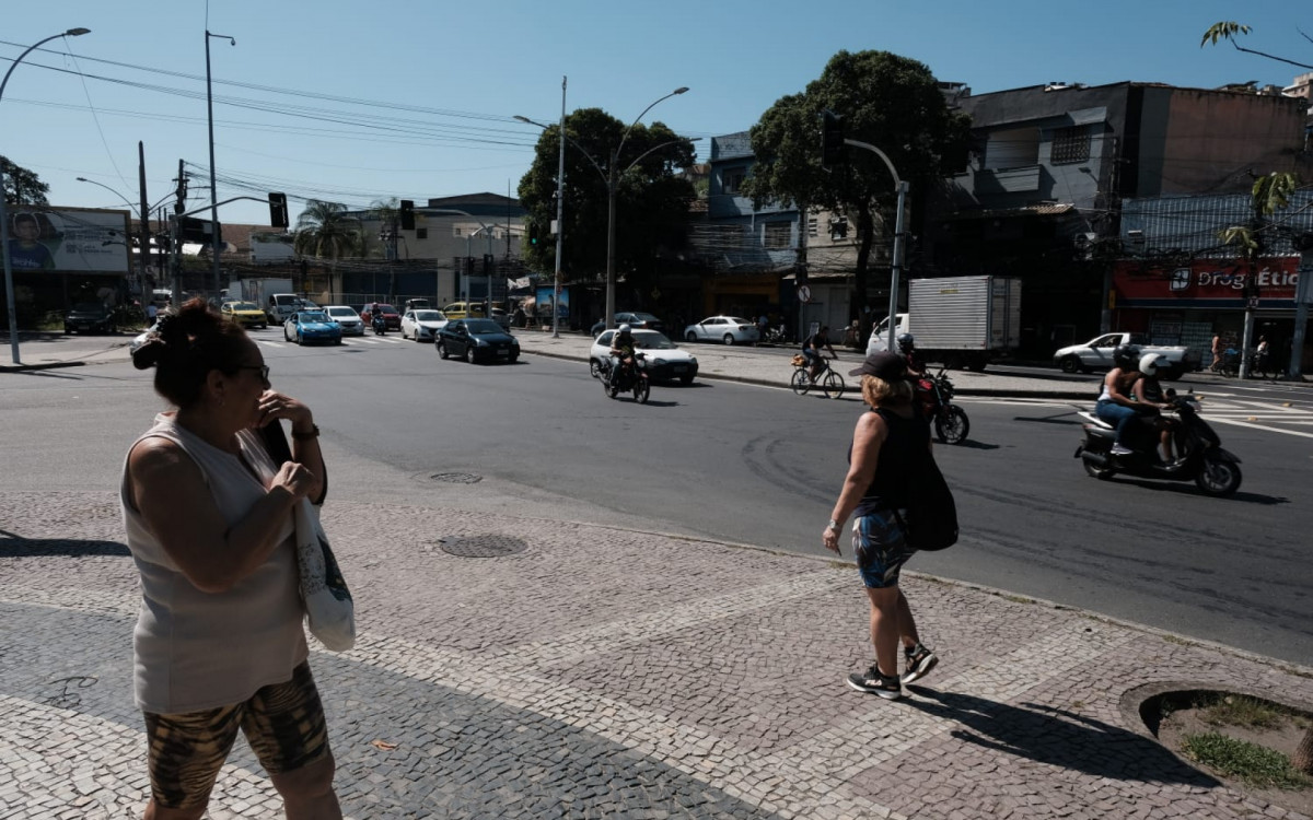 Movimentação próximo ao Morro do São Carlos, no Estácio - Pedro Ivo/Agência O DIA