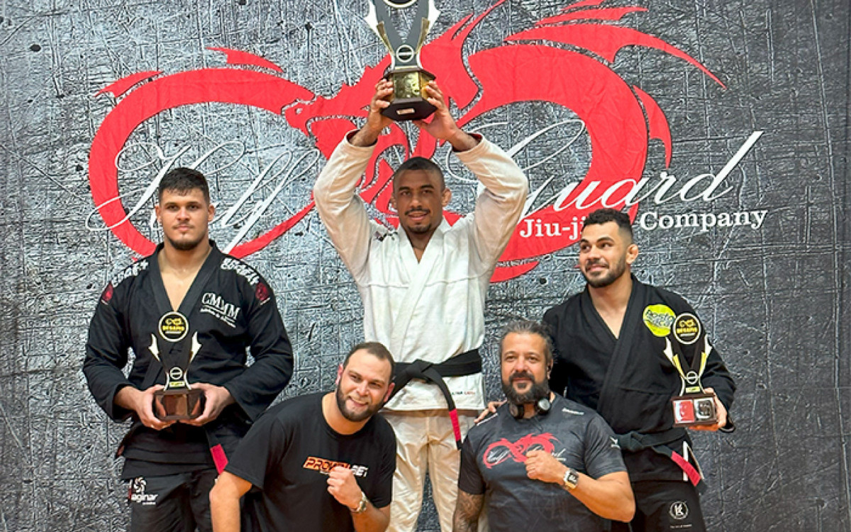 Gabriel Oliveira foi o grande campeão do GP acima de 77kg do Half Guard BJJ