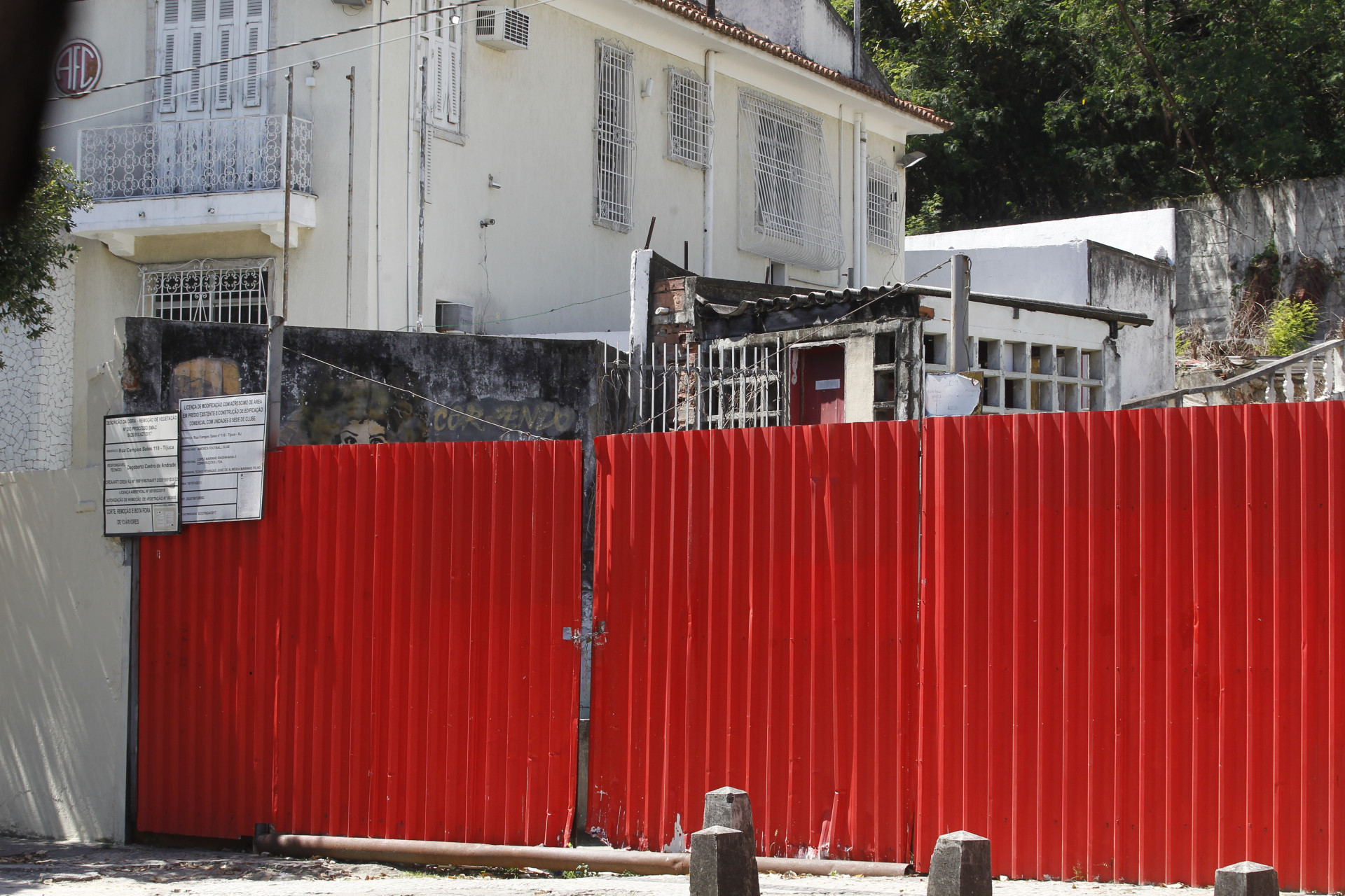 Permuta pretende criar shopping na antiga sede do America na Tijuca - Reginaldo Pimenta/Ag&ecirc;ncia O Dia