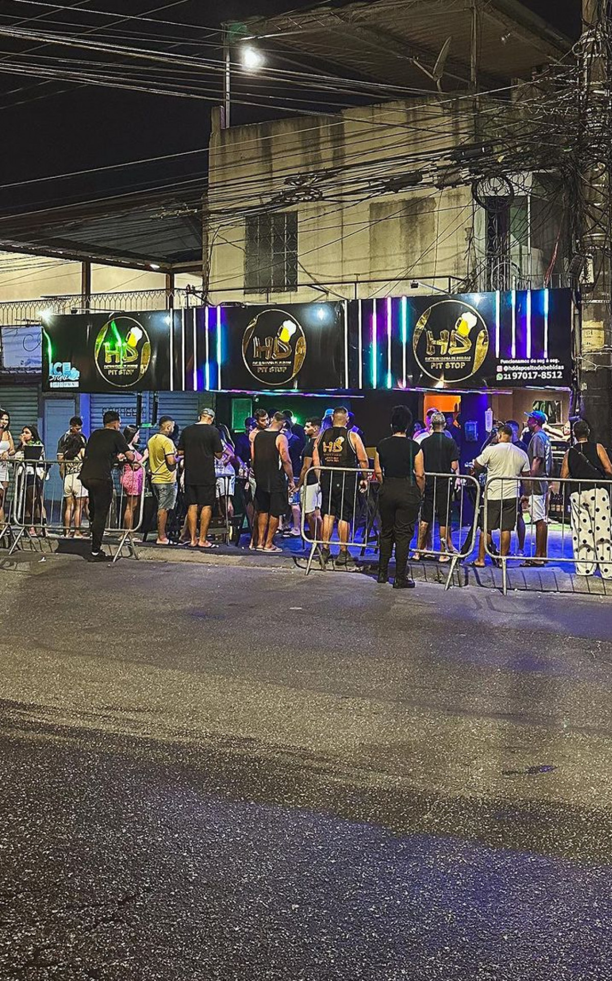 O depósito de bebidas de Hugo foi inaugurado no dia 10 de setembro - Rede Social