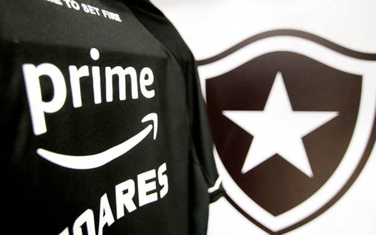Botafogo renova patrocínio com a Amazon Prime até dezembro