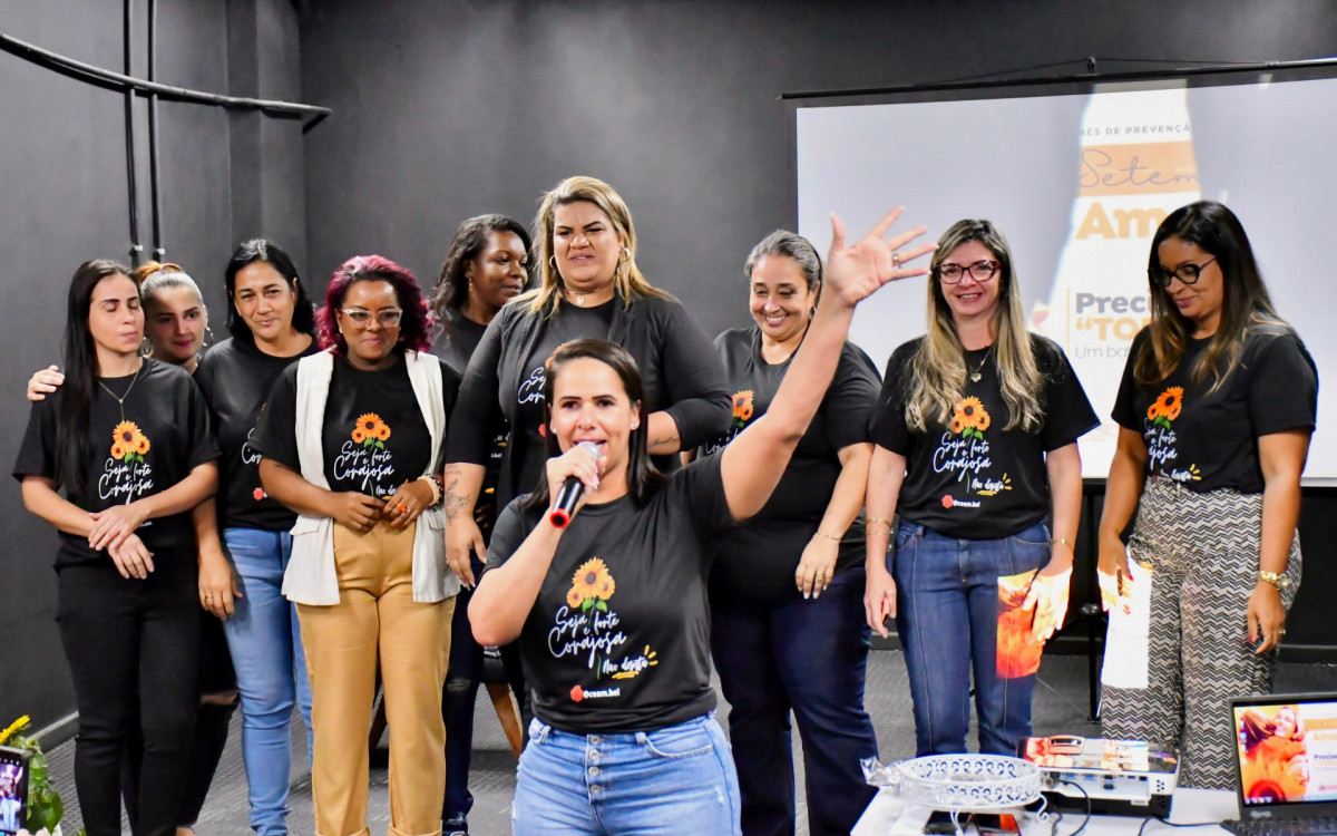 A secretária de Assistência Social, Cidadania e Combate à Fome, Tati Ervite, destacou que já enfrentou vários problemas na vida