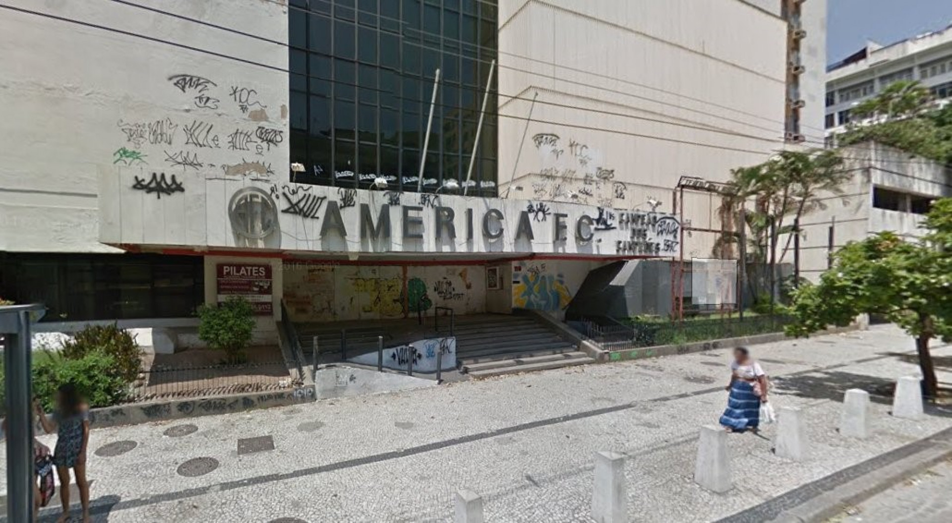 Antiga e tradicional sede do clube America foi demolida em 2019 - Reprodução/Twitter