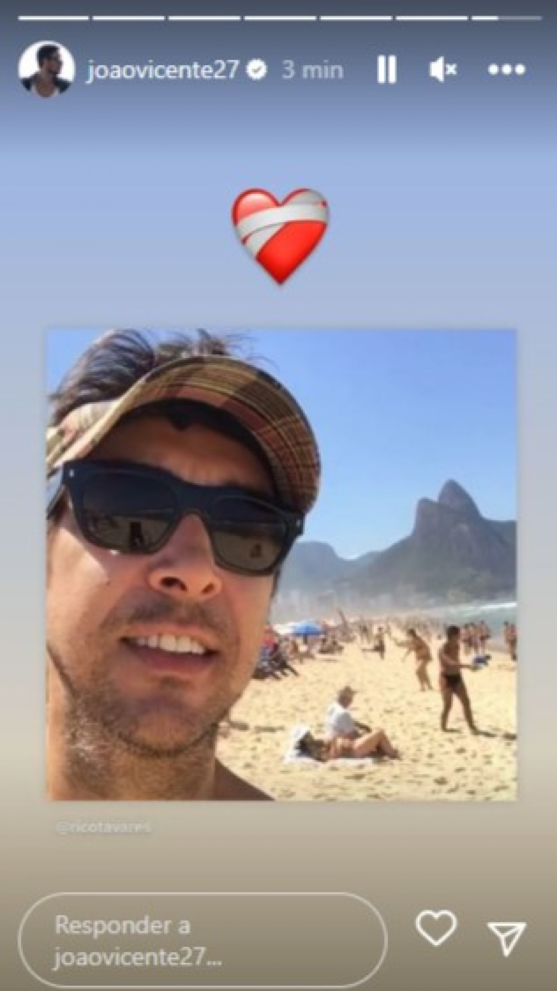 João Vicente de Castro lamentou a morte do maquiador Rico Tavares, nesta sexta-feira - Reprodução/Instagram