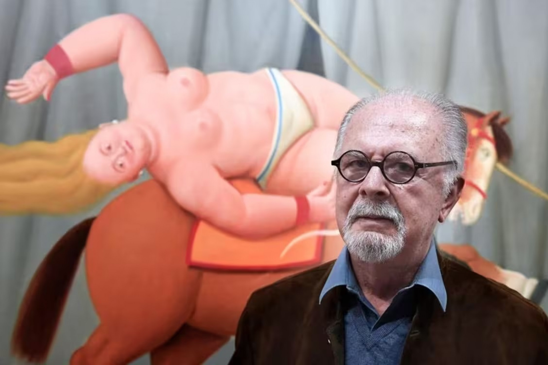 Fernando Botero nasceu em abril de 1932 - Boris Horvat/AFP