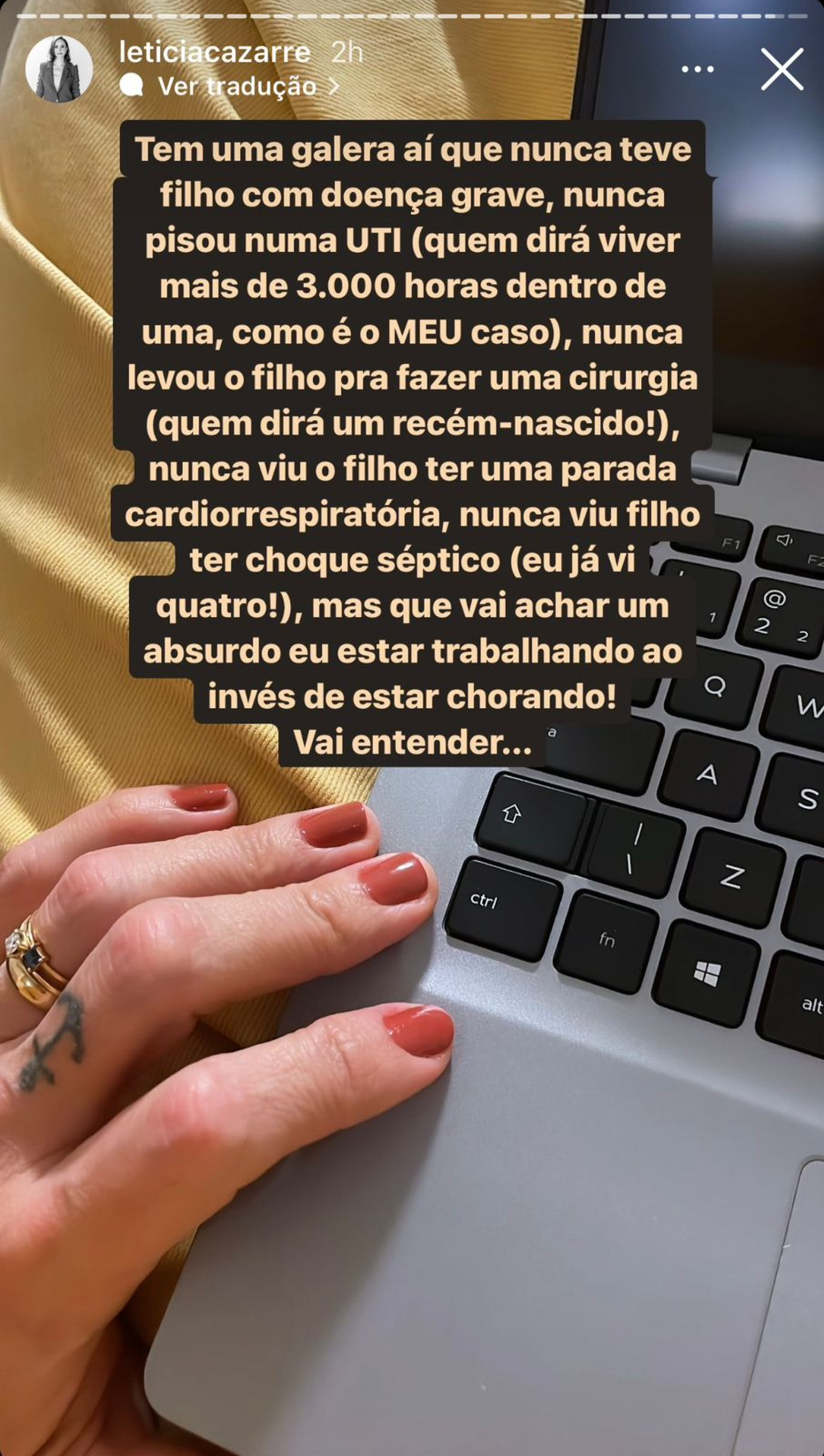 Letícia Cazarré rebate críticas  - Reprodução / Instagram 