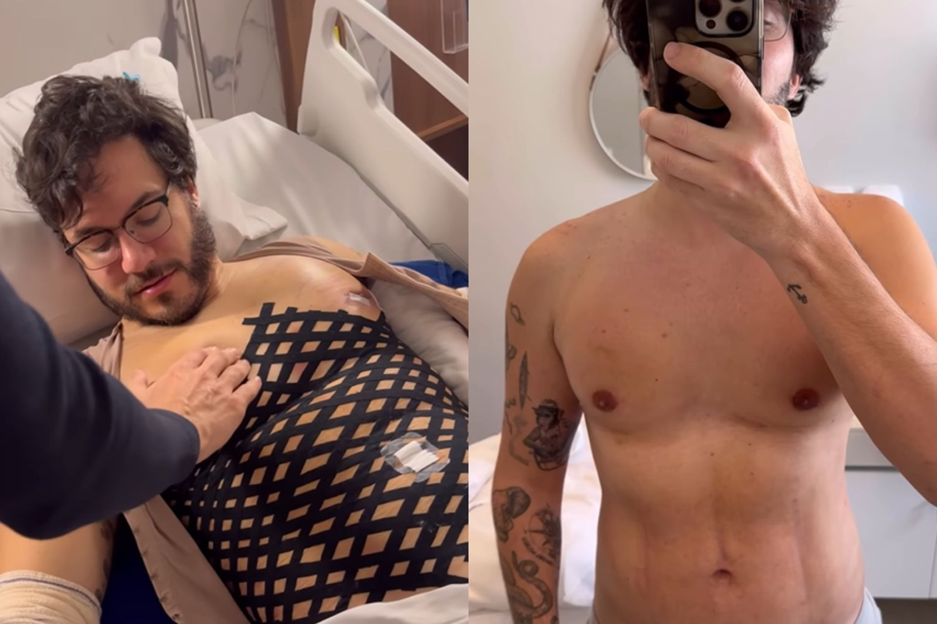 Eliezer compartilha diário de pós-operatório - Reprodução / Instagram