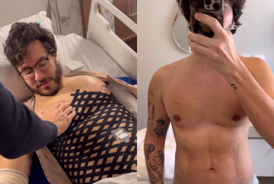 Eliezer compartilha diário de pós operatório e recebe apoio dos internautas