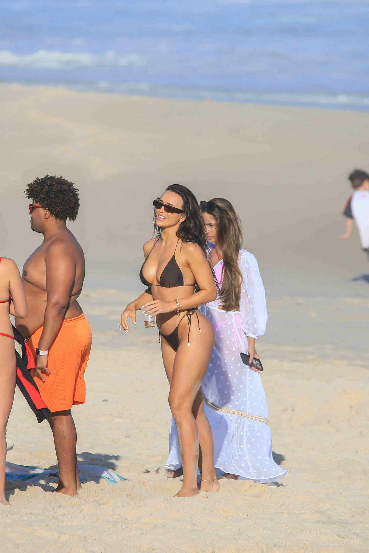 Rafa Kalimann curte dia de sol na praia de São Conrado, Zona Sul do Rio - JC Pereira/ Agnews