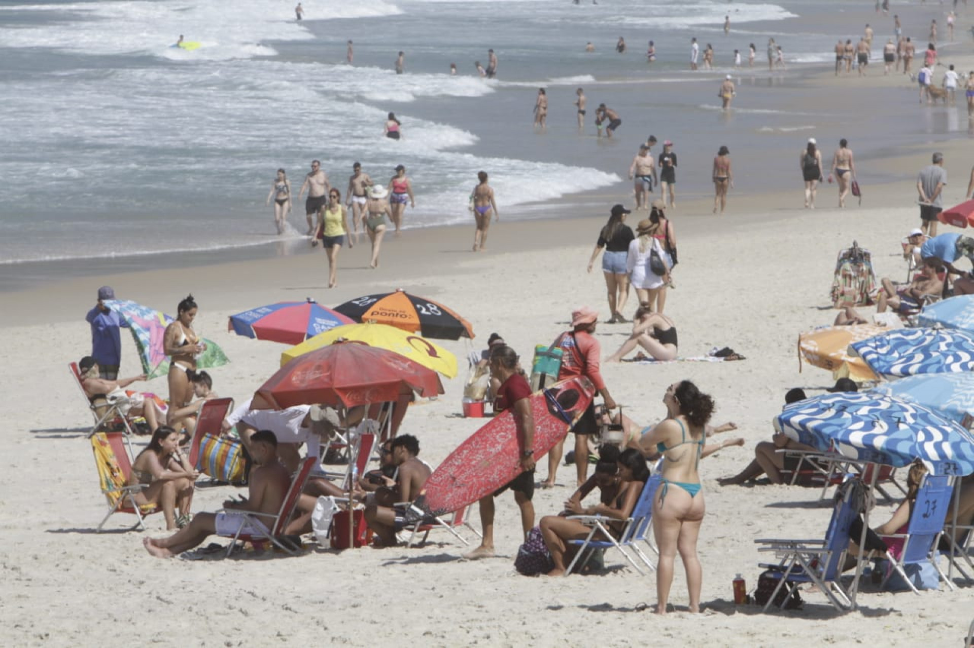 Cariocas e turistas aproveitam o tempo bom na Zona Sul do Rio - Marcos Porto/Agência O Dia