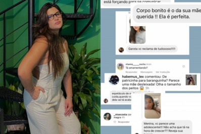 Giulia Costa expõe comentários criticando seu corpo e ganha apoio de Flávia Alessandra