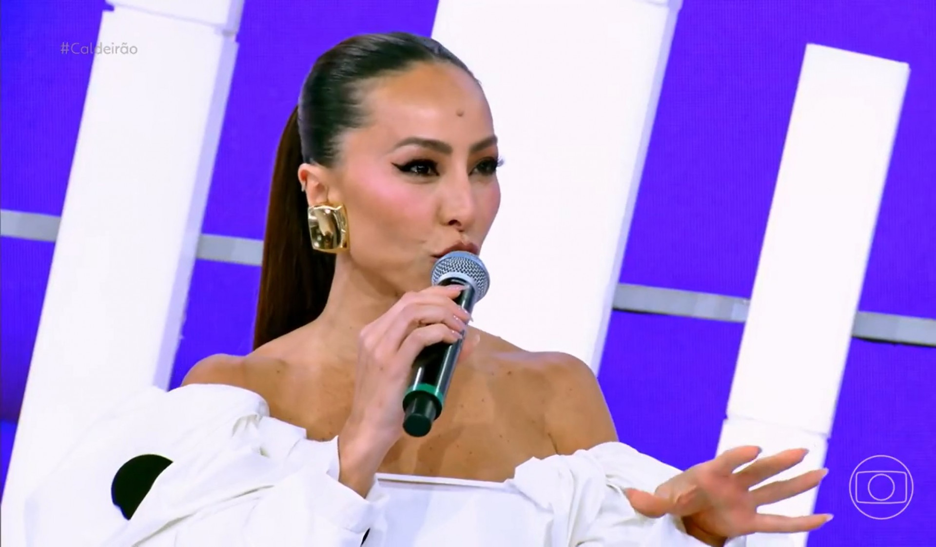 Sabrina Sato fala sobre fase solteira no 'Caldeirão com Mion - Reprodução / TV Globo