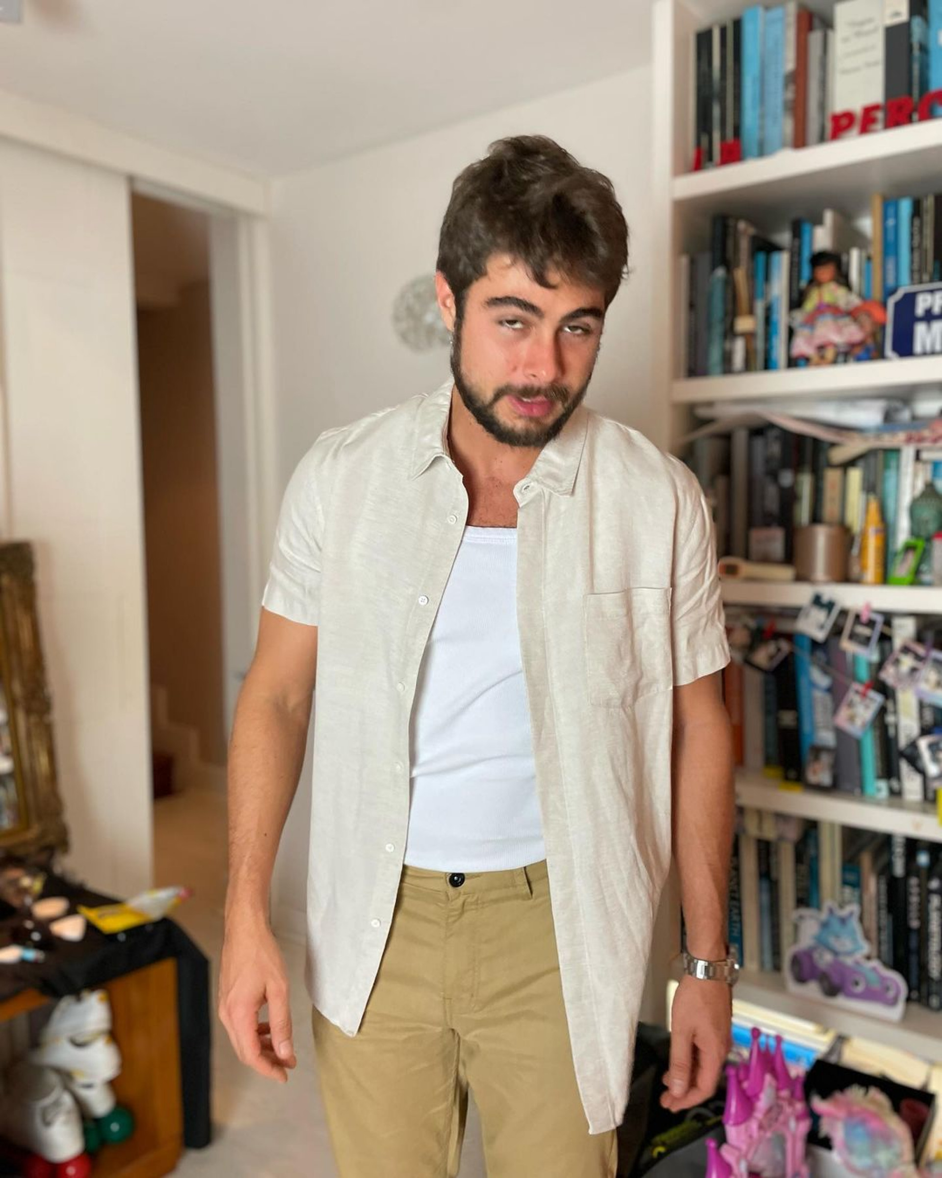 Rafa Vitti diverte internautas ao compartilhar fotos tiradas por Tatá Werneck - Reprodução