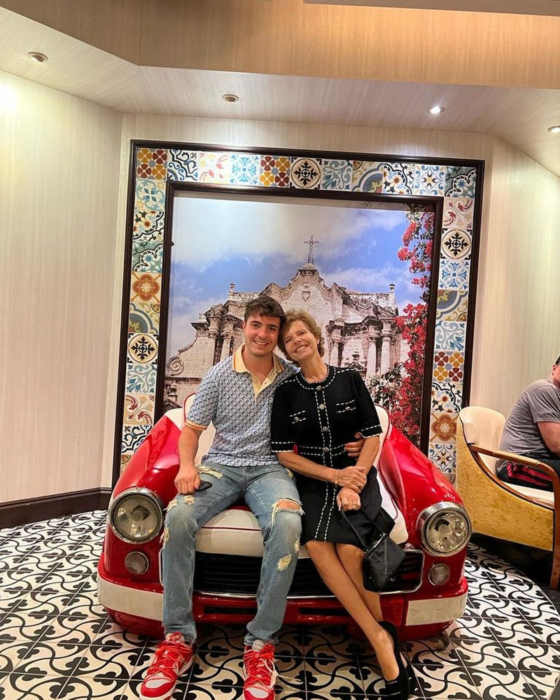 Filhos de Gugu aproveitam cruzeiro em família  - Reprodução/Instagram