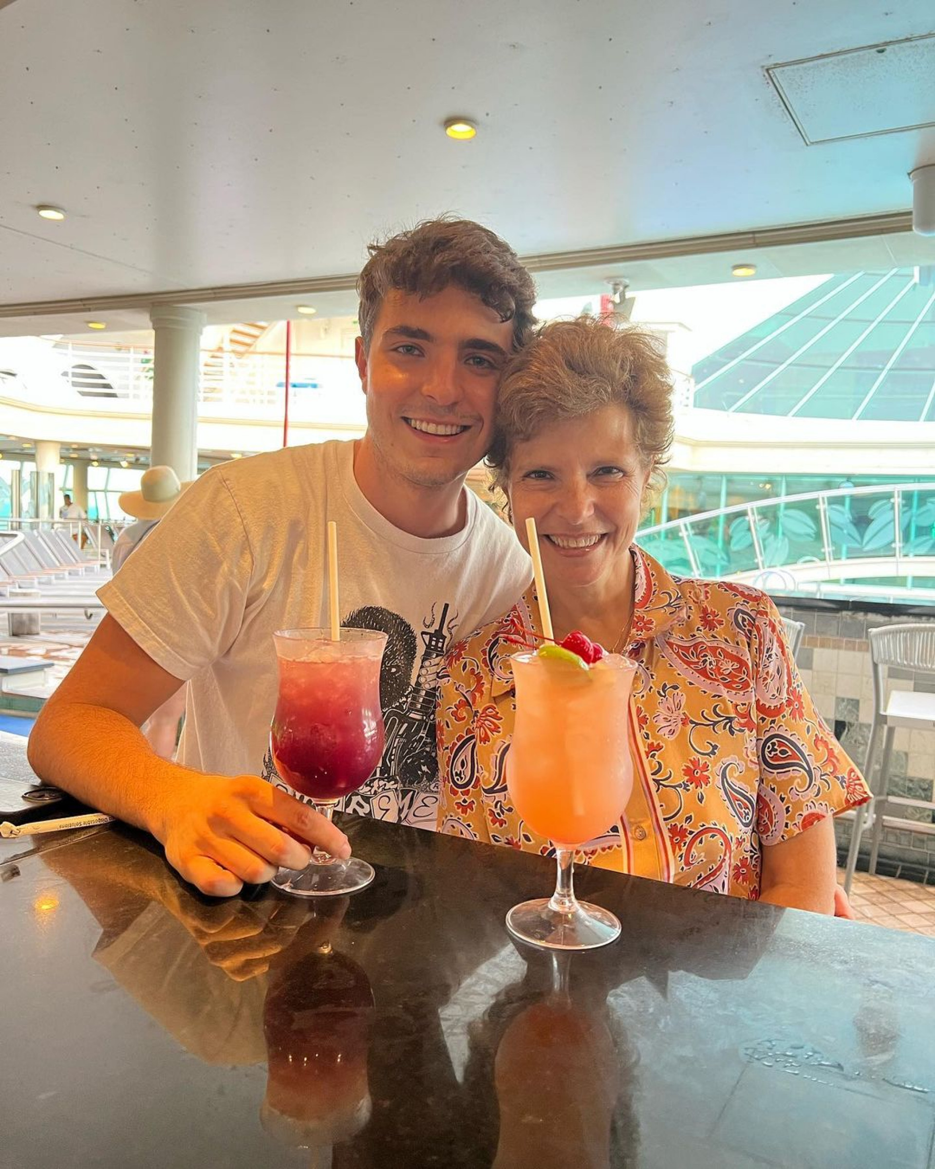 Filhos de Gugu aproveitam cruzeiro em família  - Reprodução/Instagram