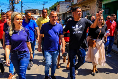 Belford Roxo: Waguinho e Daniela do Waguinho anunciam escola, praça e mais obras para Santa Teresa