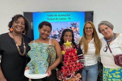 Catadoras de resíduos recicláveis de Araruama integram projeto de arte e sustentabilidade na rede municipal de ensino