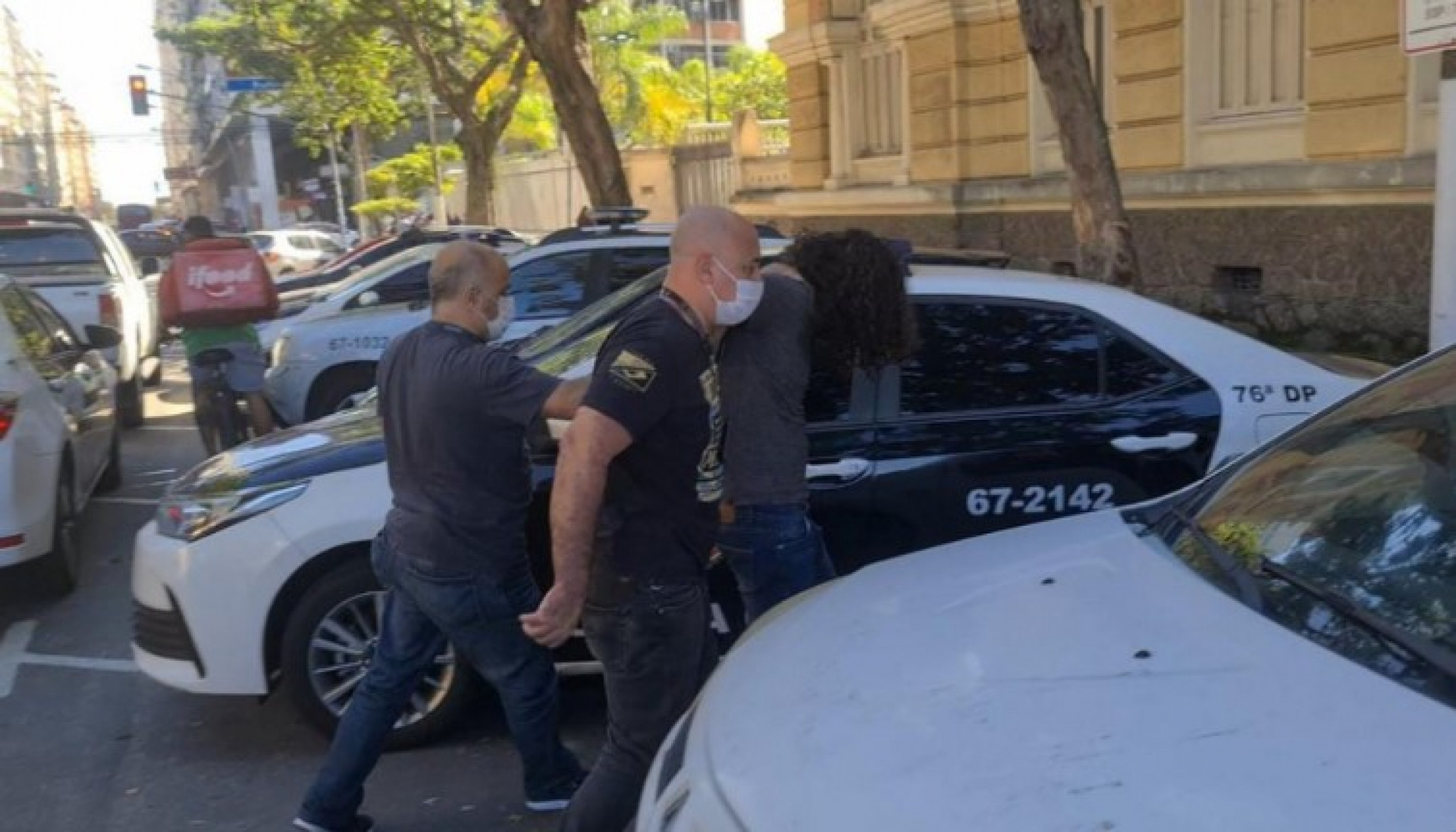 Matheus foi preso por policiais civis - Reprodução