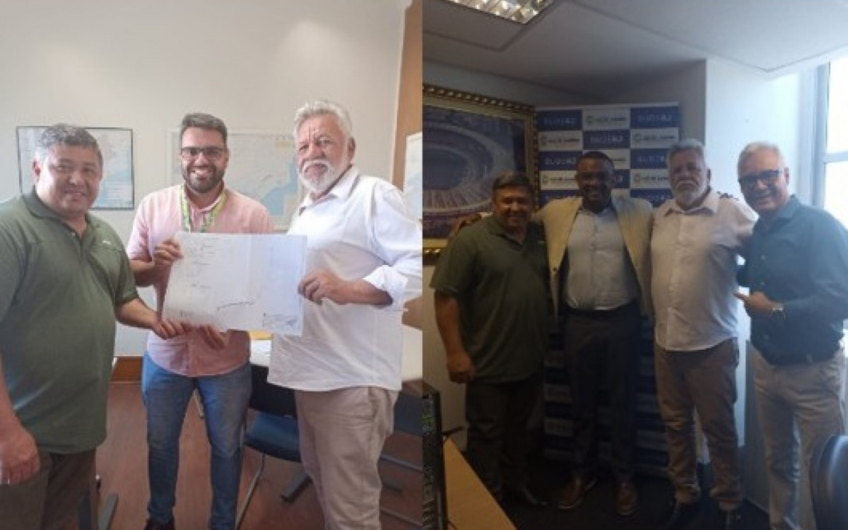 Marciley Lessa e Eron Bezerra nas agendas com Inea e Suderj