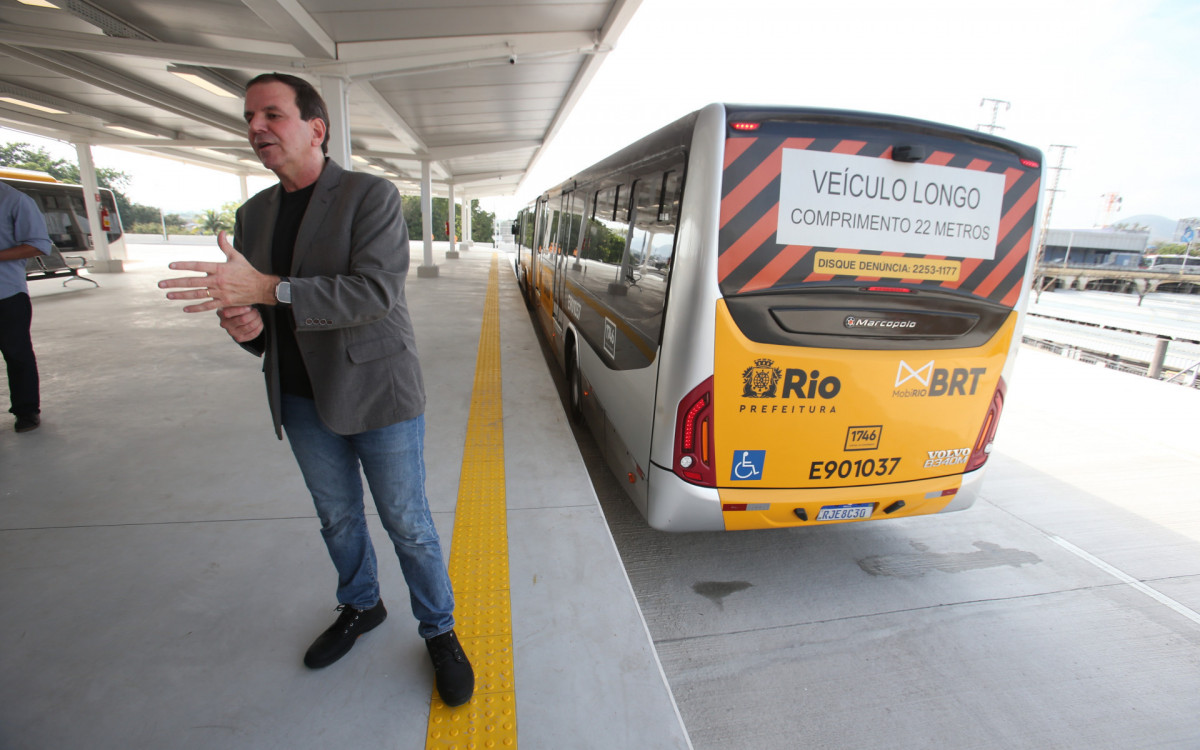 Inaugura&ccedil;&atilde;o do Terminal Deodoro, nesta quarta-feira(20), na Zona Oeste
 -  Cl&eacute;ber Mendes/Ag&ecirc;ncia O Dia
