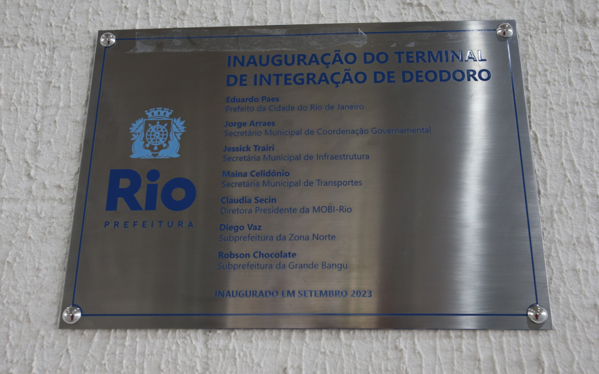 Inaugura&ccedil;&atilde;o do Terminal Deodoro, nesta quarta-feira(20), na Zona Oeste - Cl&eacute;ber Mendes/Ag&ecirc;ncia O Dia