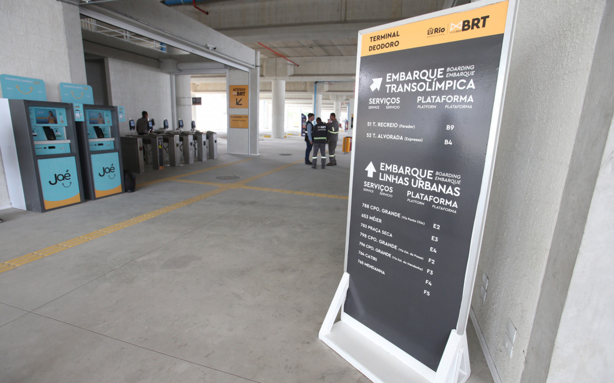 Inaugura&ccedil;&atilde;o do Terminal Deodoro, nesta quarta-feira(20), na Zona Oeste - Cl&eacute;ber Mendes/Ag&ecirc;ncia O Dia