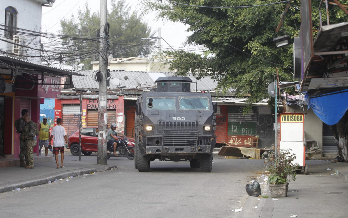 Bope e Core atuam na Cidade de Deus desde as primeiras horas da manhã desta quinta-feira - Reginaldo Pimenta/Agência O DIA
