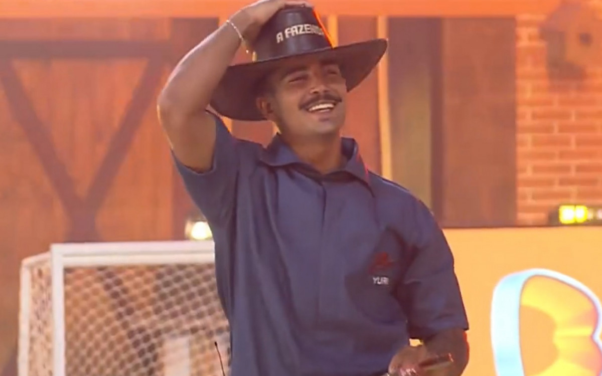 Yuri vence a primeira prova do Fazendeiro - Reprodução de vídeo / Record TV