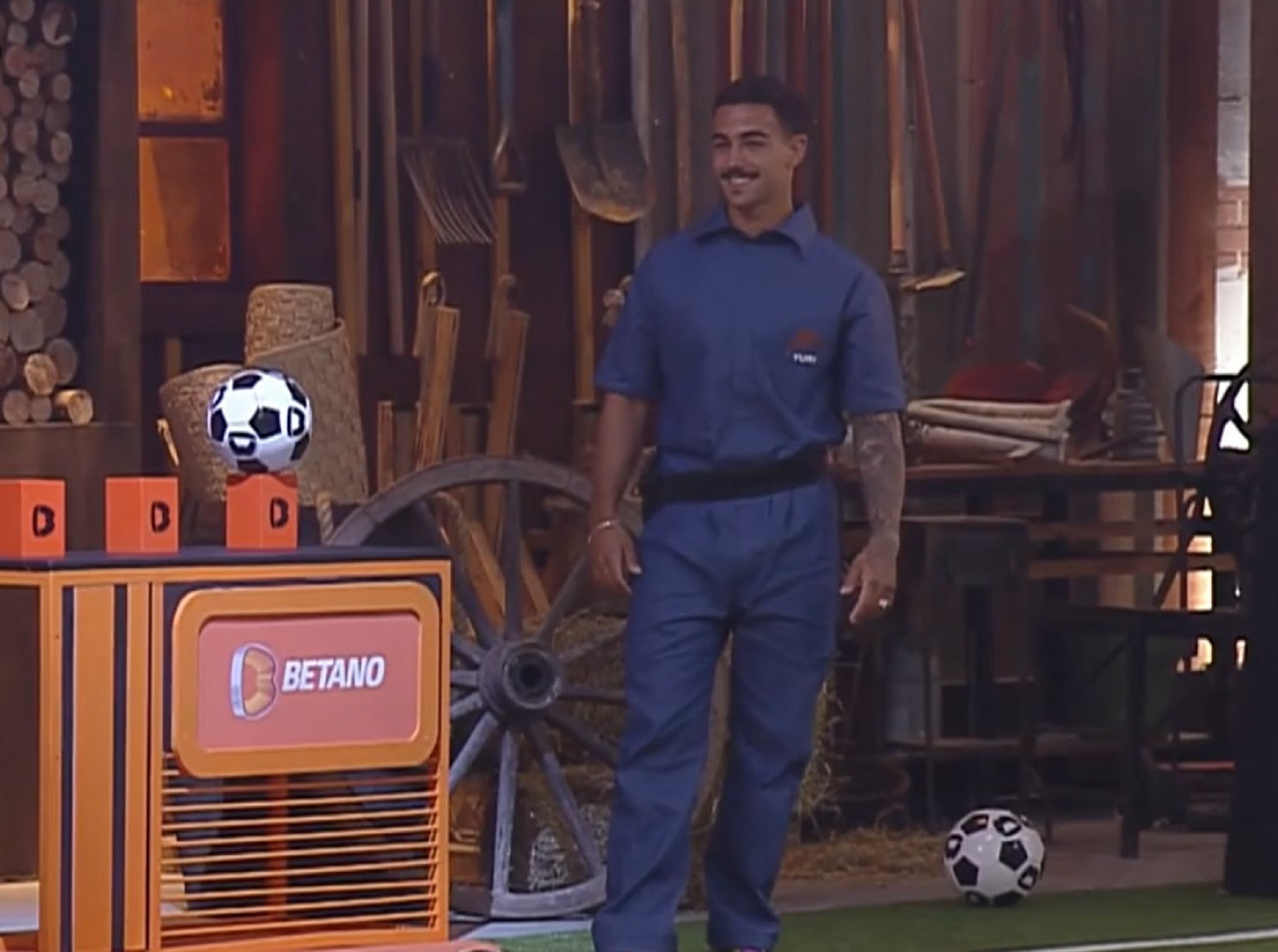 Yuri vence a primeira prova do Fazendeiro - Reprodução de vídeo / Record TV