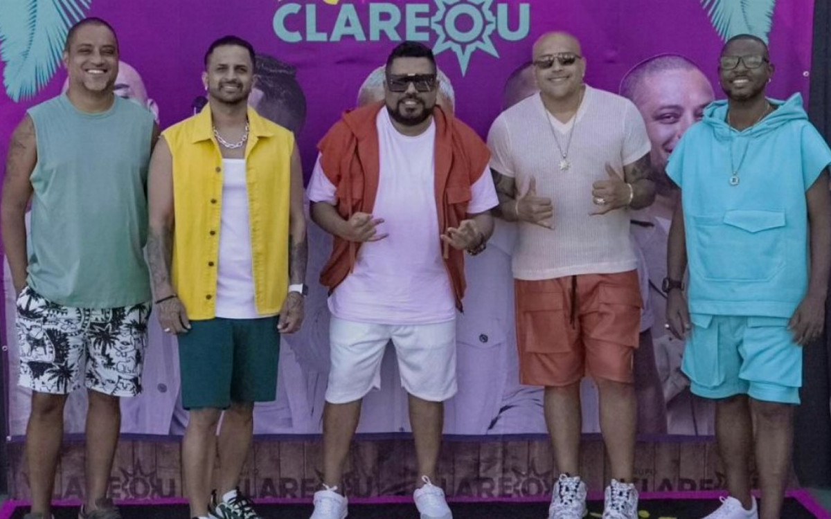 O Grupo Clareou é um dos principais grupos de pagode da atualidade com muitos sucessos