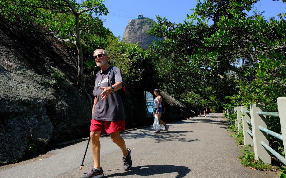 Primavera na Pista Cláudio Coutinho, na Urca, nesta Sexta-feira (22). - Pedro Ivo/Agência O Dia