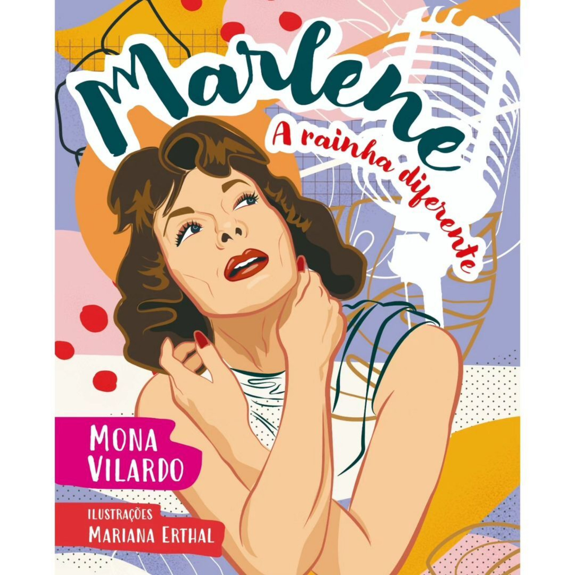 Capa do livro 'Marlene - A Rainha Diferente' de Mona Vilardo - Reprodução/Instagram
