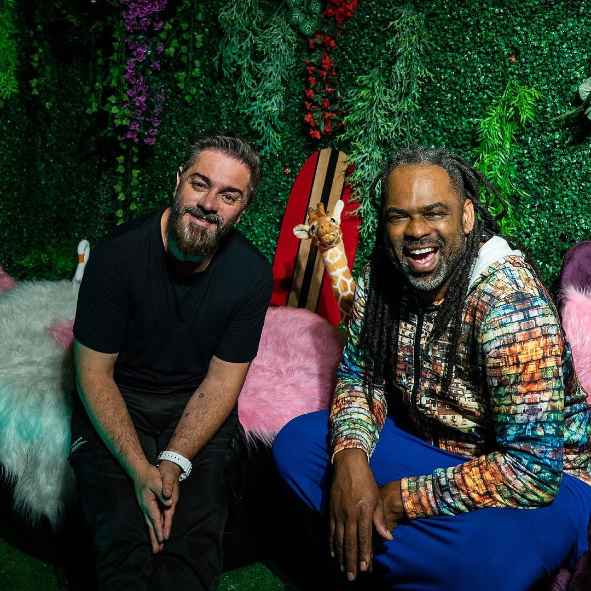 Manoel Soares e Rogério Vilela, apresentador do Podcast 'Inteligência Ltda.' - Reprodução/Instagram